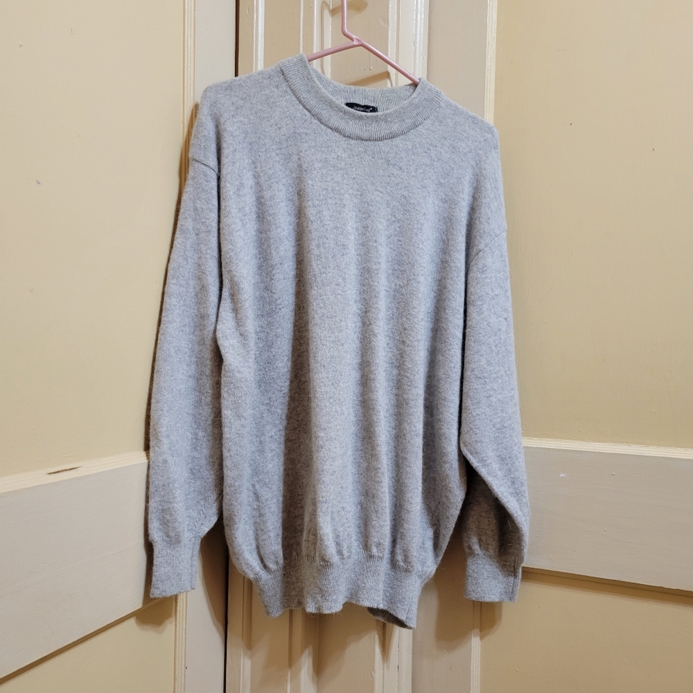 Vintage St. Michael made in the UK Wool Pullover Grey Sweater